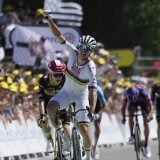 Une victoire de plus pour Tadej Pogacar. KEYSTONE/AP/Mosa'ab Elshamy